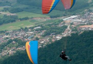 Mineiro em primeiro voo – Morro Azul.